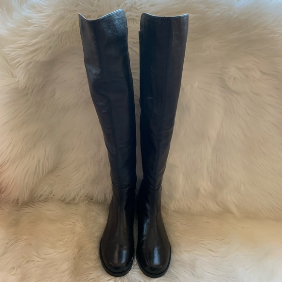 STUART WEITZMAN 50/50 Over Knee Leather Boots - Picture 5 of 8